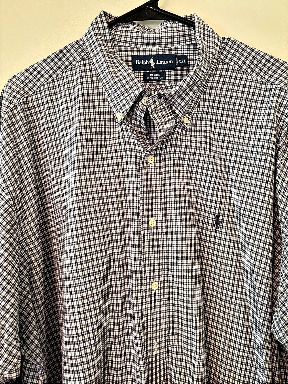 Ralph Lauren "Blake" classic Men's Button-Down Shirt - Size XXL